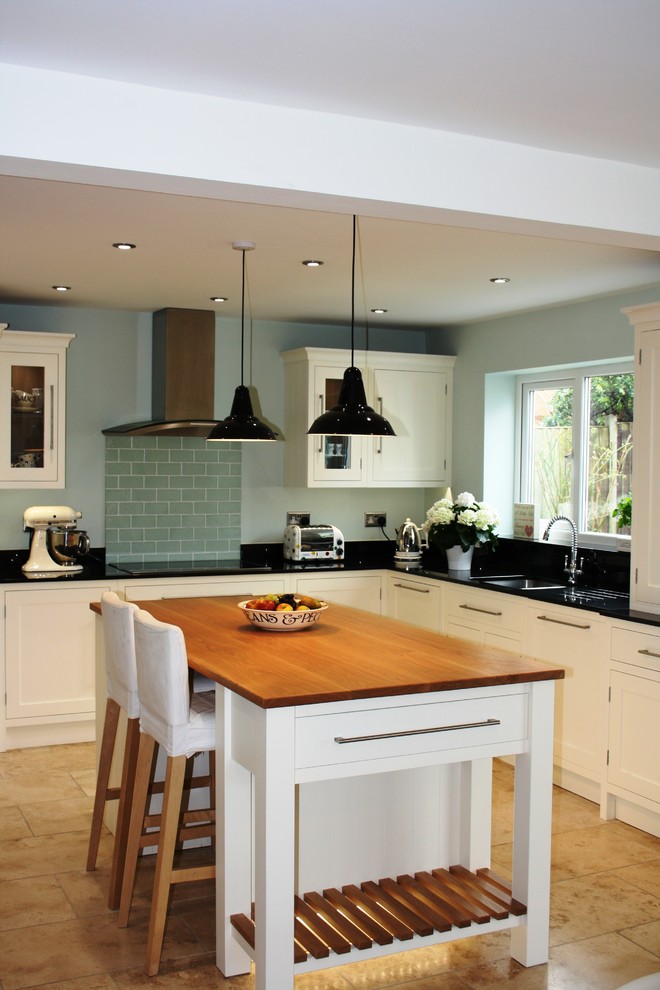 Mid-sized traditional kitchen in West Midlands.