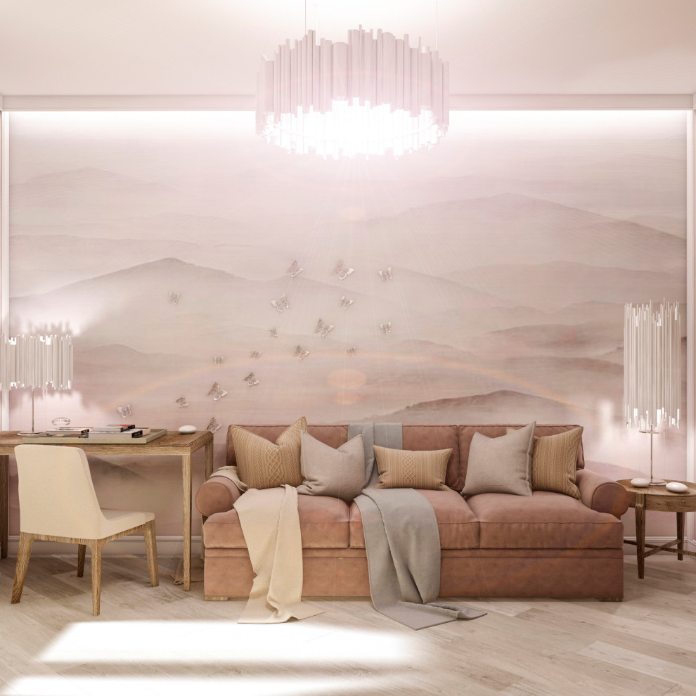 Интерьер загородного дома "Весенняя"