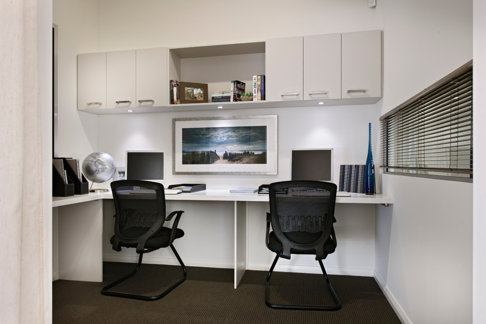 Design ideas for a scandinavian home office in Perth.