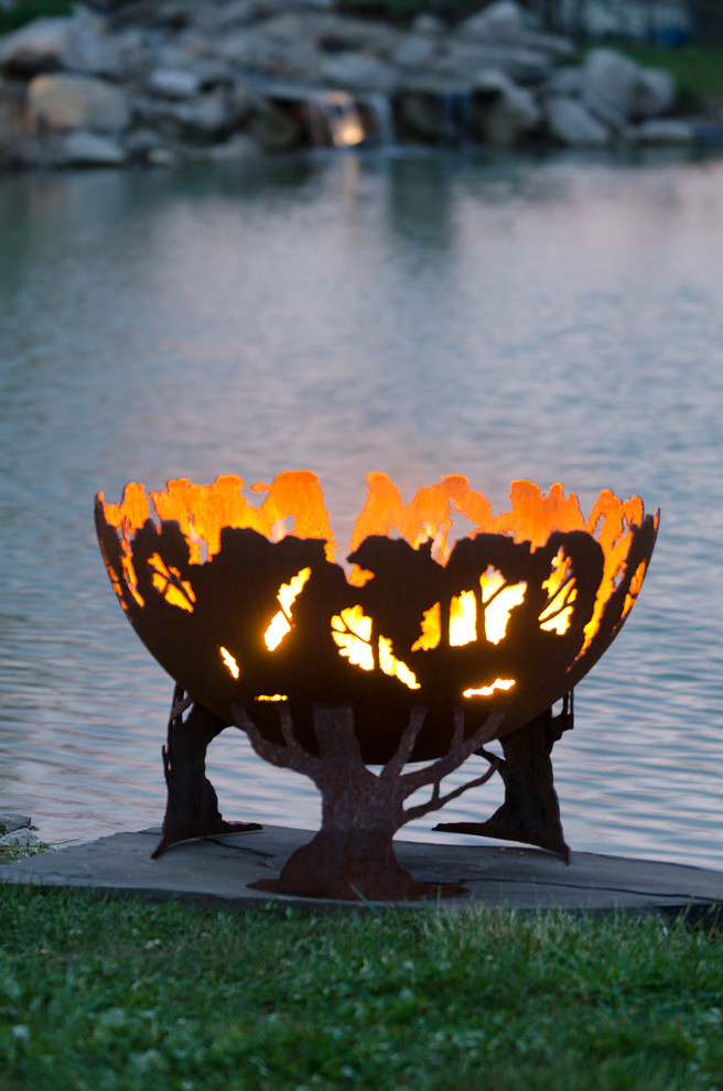 Forest Fire Gas Firepit