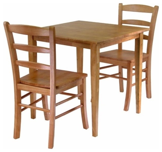 Ergode Groveland 3Pc Dining Set, Square Table with 2 Chairs