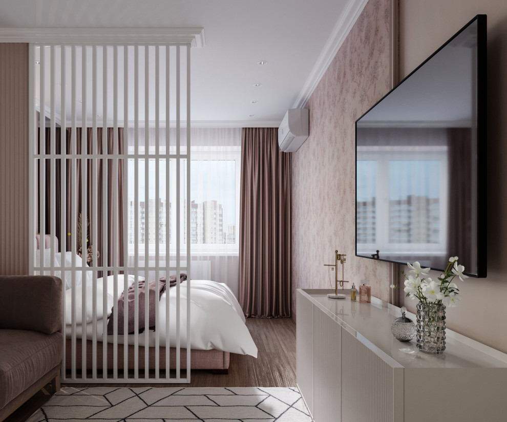 Дизайн проект квартиры "Пудра"