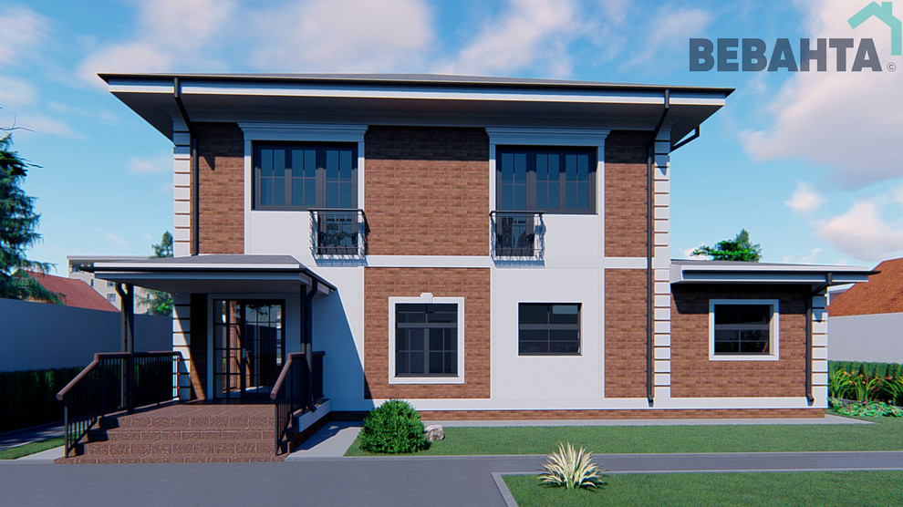 Коттедж по проекту "Фаворит"