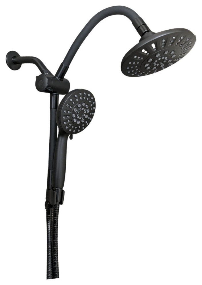 All Direction Flexible Neck Shower Combo Transitional Showerheads And Body Sprays by