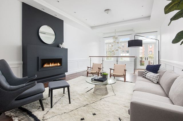 Staging - Various contemporary-living-room
