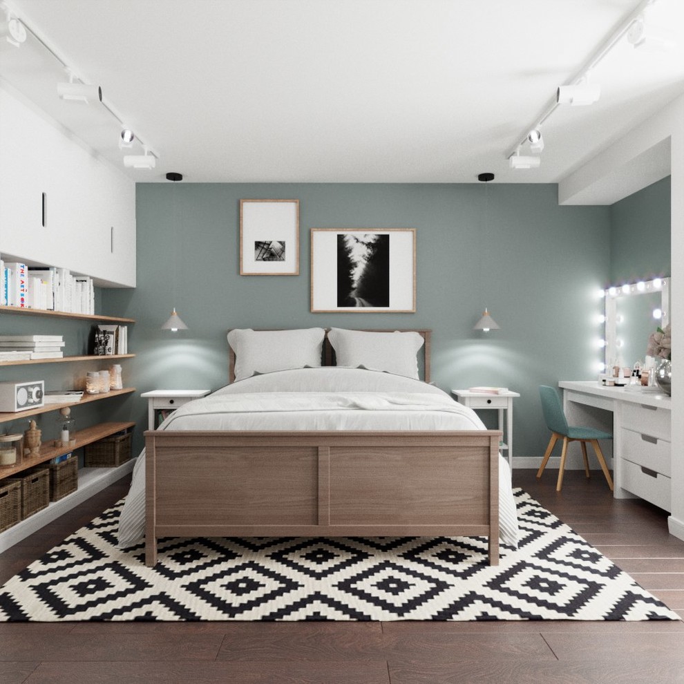 Спальня в скандинавском стиле