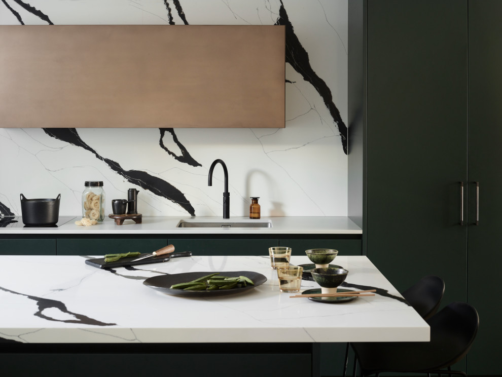 Inspiration for a contemporary kitchen in London.