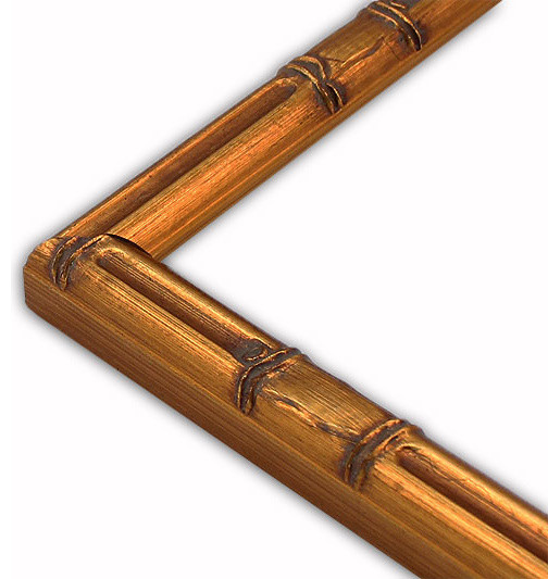 Shop Houzz Bethel Framing Company Gold Bamboo Picture FrameSolid