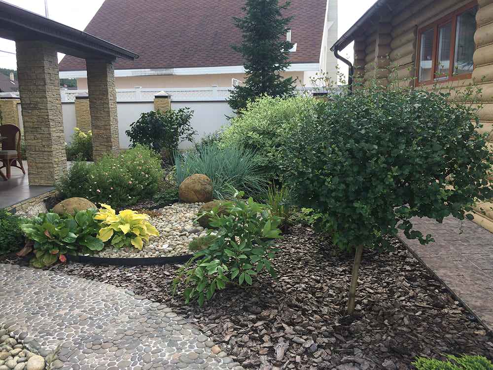 Мощение галькой