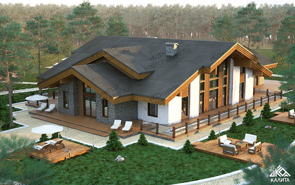 Проект дома «Шале в современном стиле»