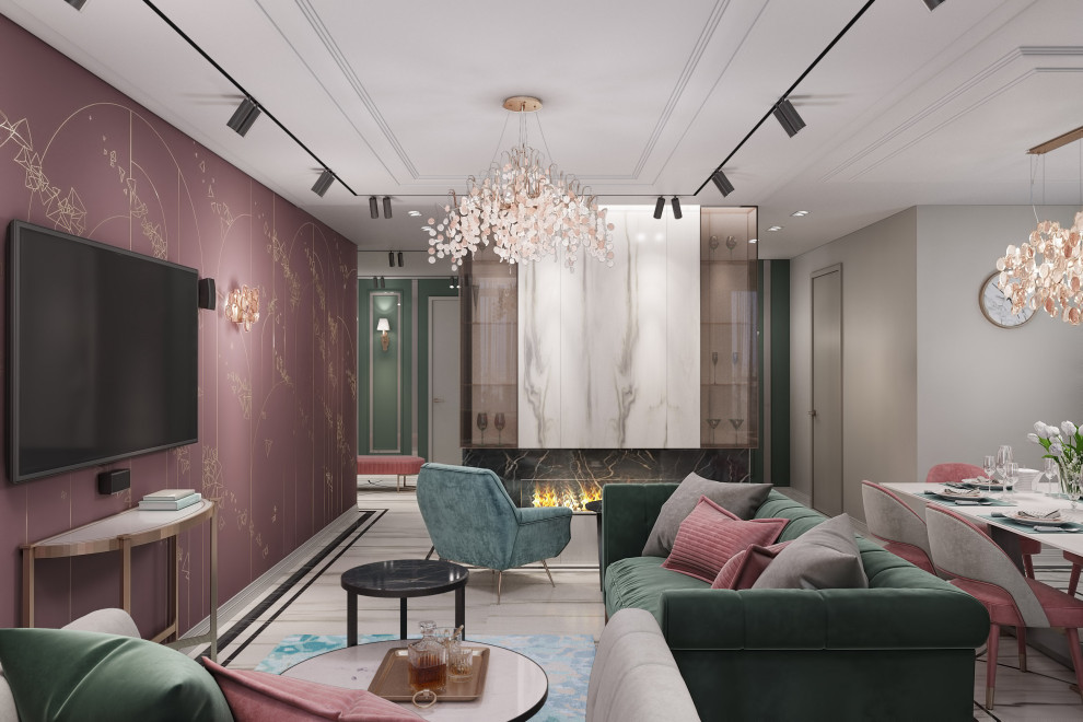 Квартира в ЖК Тургенев, кухня-гостиная