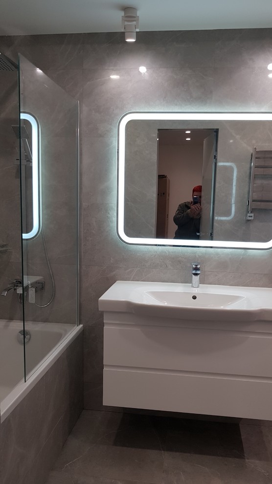 Ванные, душевые комнаты. Работы Компании Бабич.