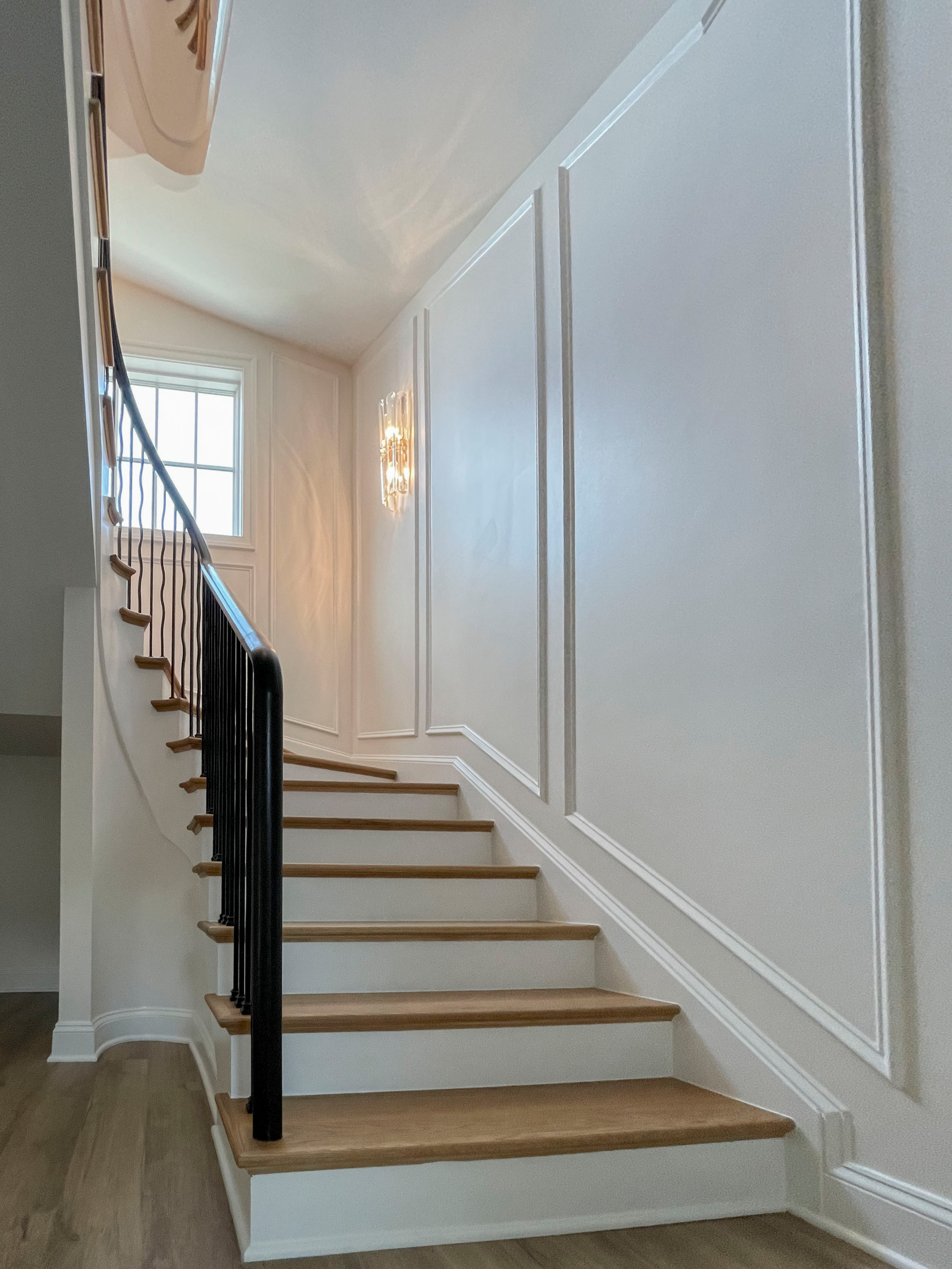 106_Modern Balustrade System Meets Traditional Winding Stairs, Aldie VA  20105