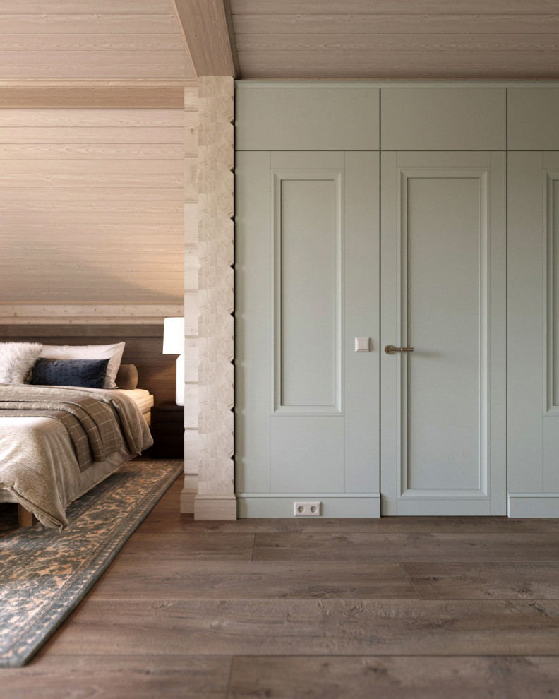 Загородный дом из бруса в поселке Смолячково