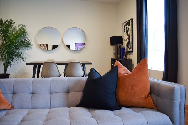 Project Bronzeville Condo contemporary-living-room