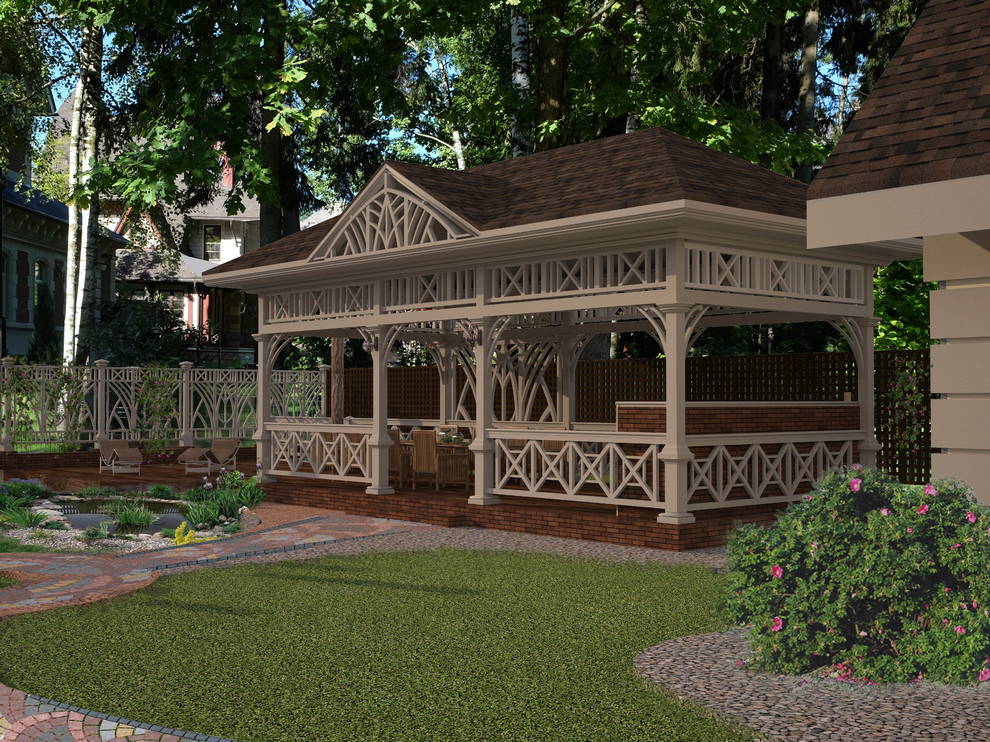 Благоустройство территории загородного дома в поселке Трувиль