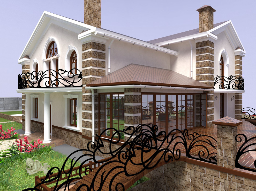 Ландшафтный дизайн коттедж