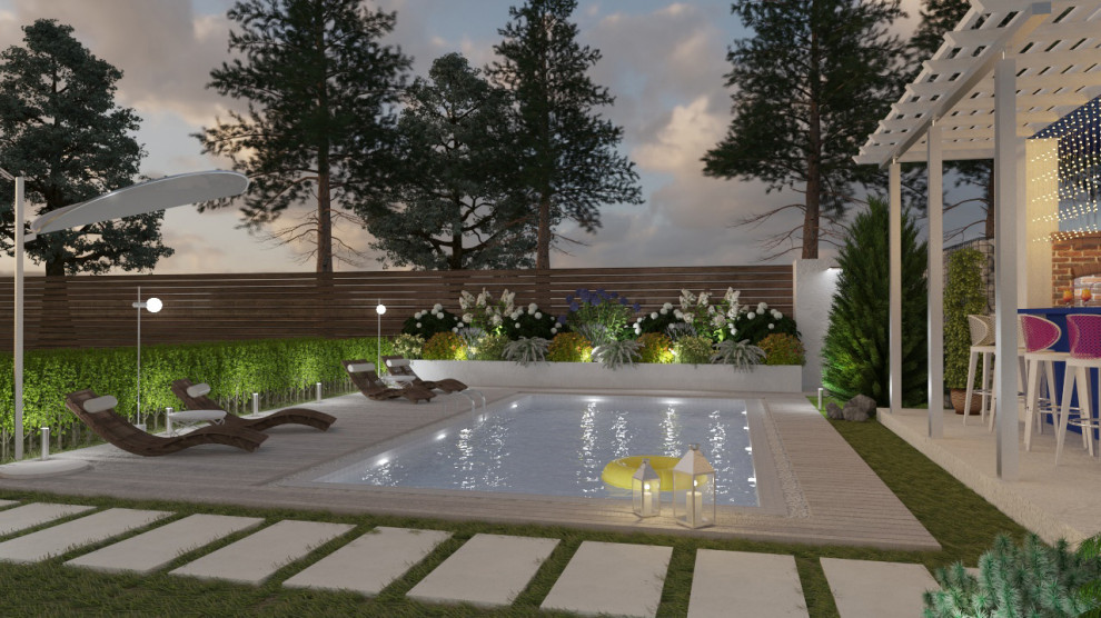 Летняя кухня в Подмосковье