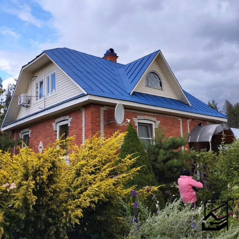 Окрашивание оцинкованной крыши