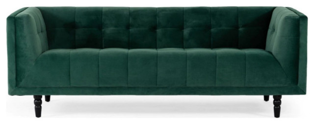 Rover Domani Modern Green Fabric Green Sofa