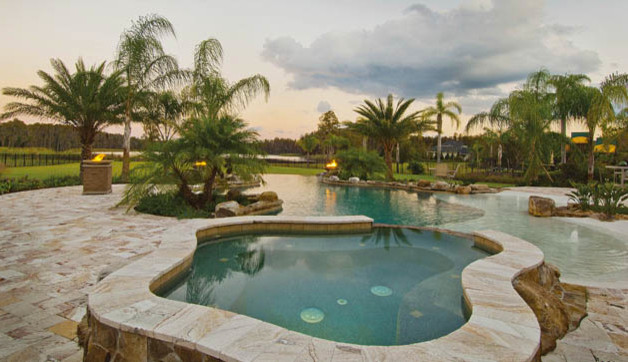 Tropical pool in Tampa.