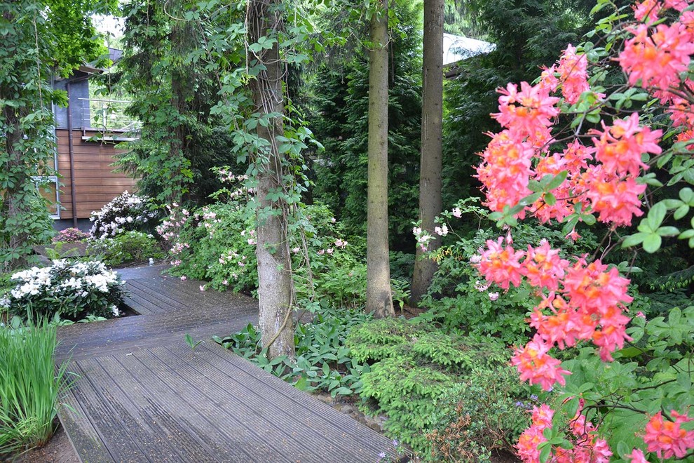 Сад с японским характером в КП Ландшафт