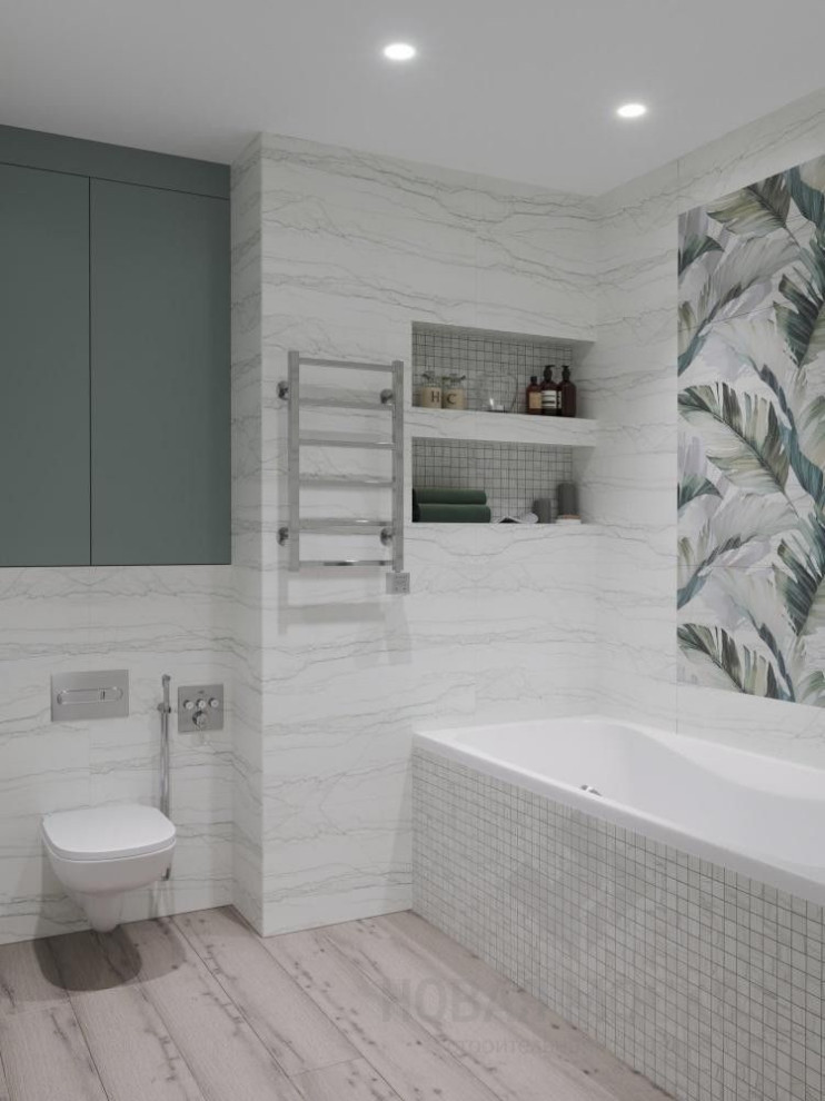 Дизайн-проект трехкомнатной квартиры площадью 87 кв.м в ЖК «Лучи»