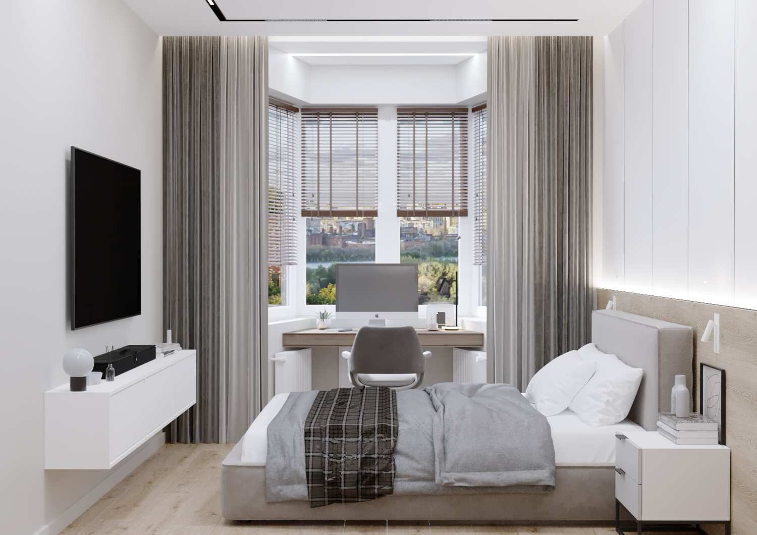 ЖК ЗилАрт дизайн интерьера для семьи из двух человек.