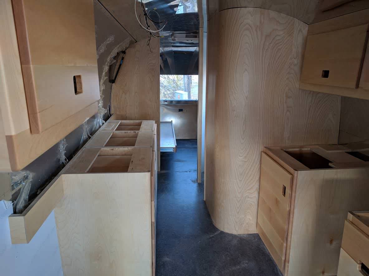 Cabinet Remodel for Airstreams