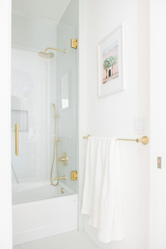 Inspiration for a transitional bathroom remodel in San Francisco