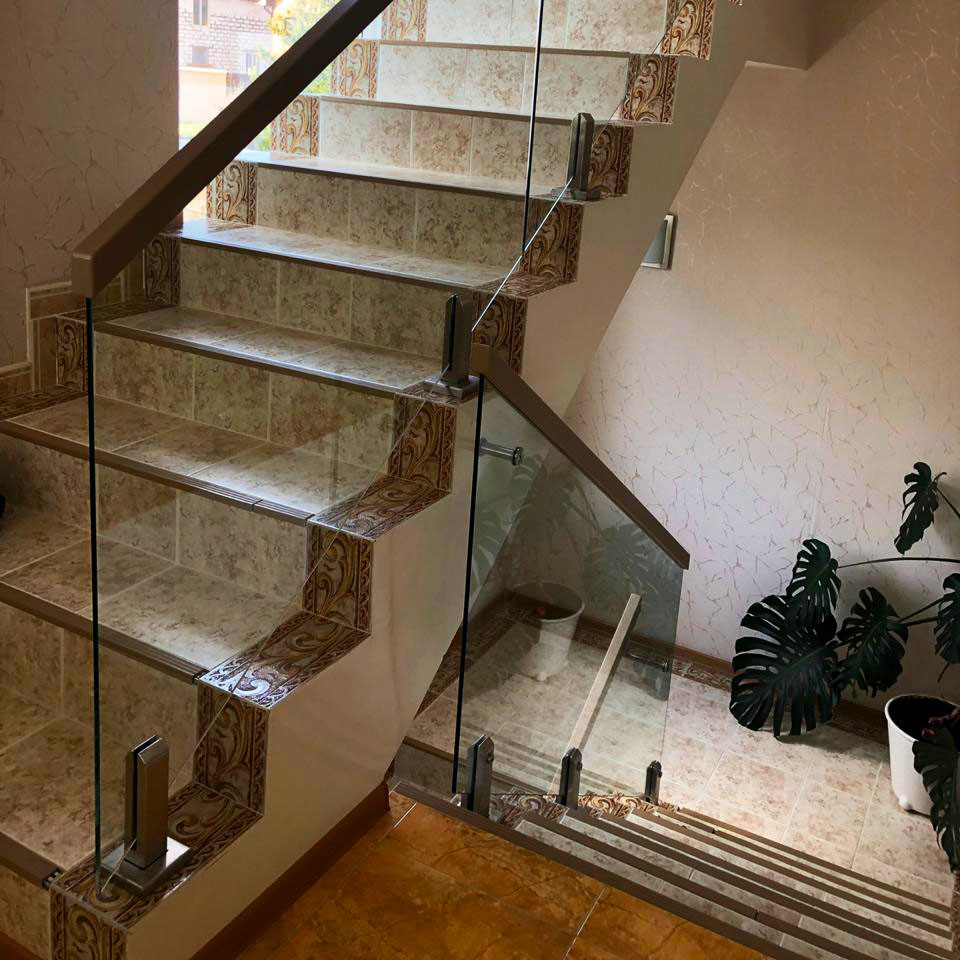 Exempel på en modern trappa