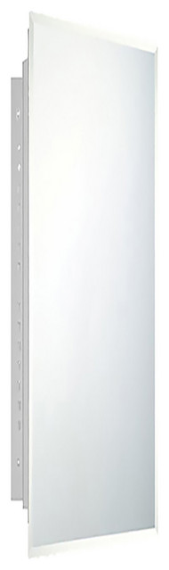 Deluxe Series Medicine Cabinet, 18"x60", Beveled Edge, Recessed