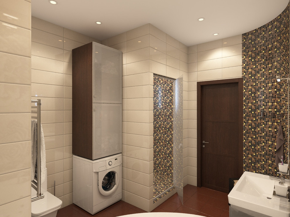 3D визуализация | Квартира в тёплых тонах