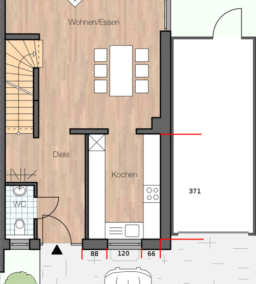 tipps gesucht ob küche offen oder abgetrennt Küche Mit Essplatz Grundriss ~ tipps gesucht ob küche offen oder abgetrennt