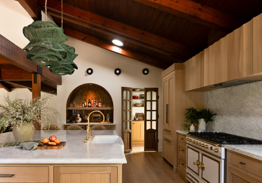 Inspiration for a mediterranean kitchen remodel in Los Angeles