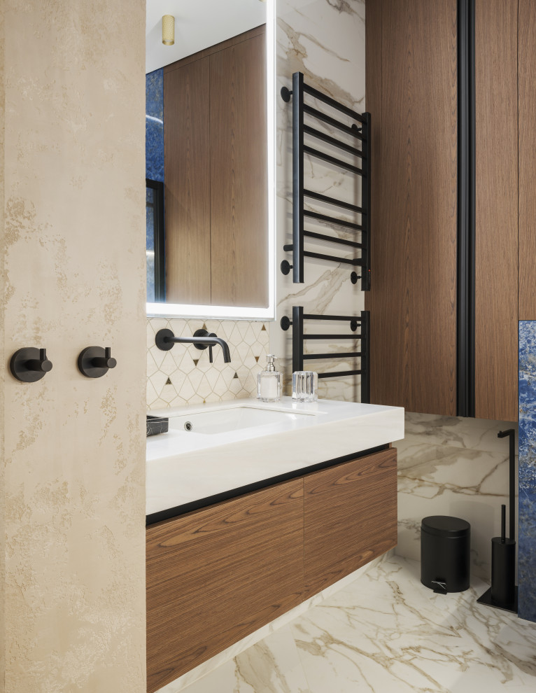 Реализация современной четырехкомнатной квартиры площадью 170 м²