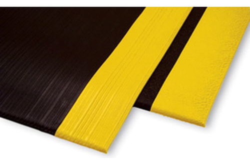 2' x 60' Safety Soft Foot 3/8" Pebble Black/Yellow