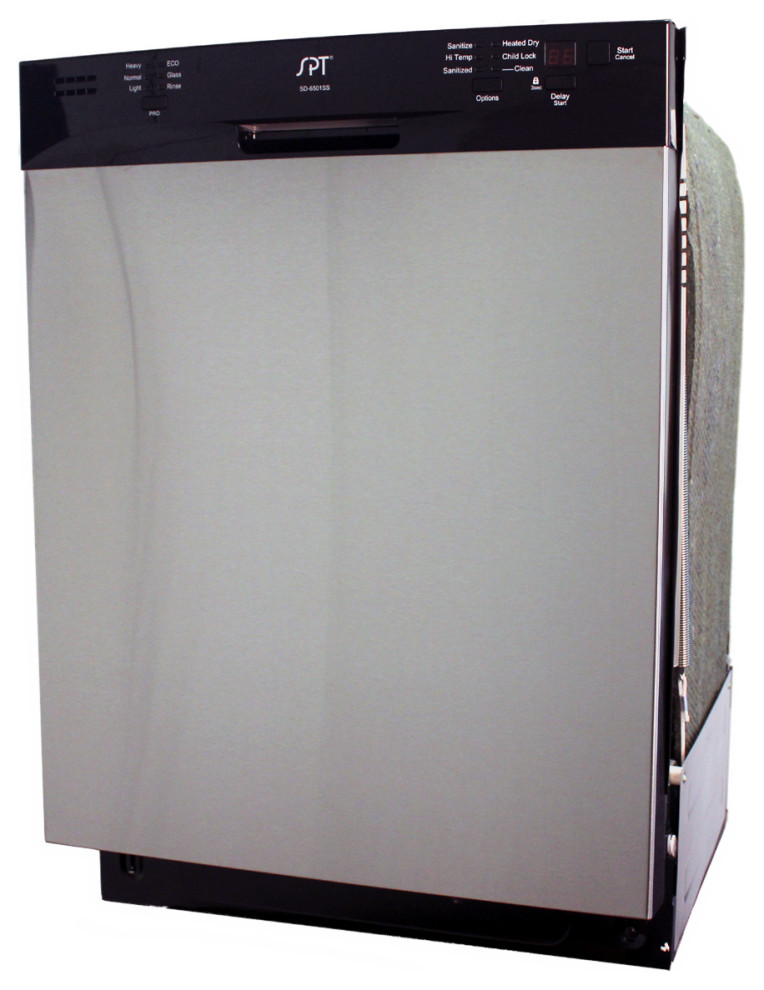 Energy Star 24″ BuiltIn Stainless Steel Tall Tub Dishwasher w/ Heated