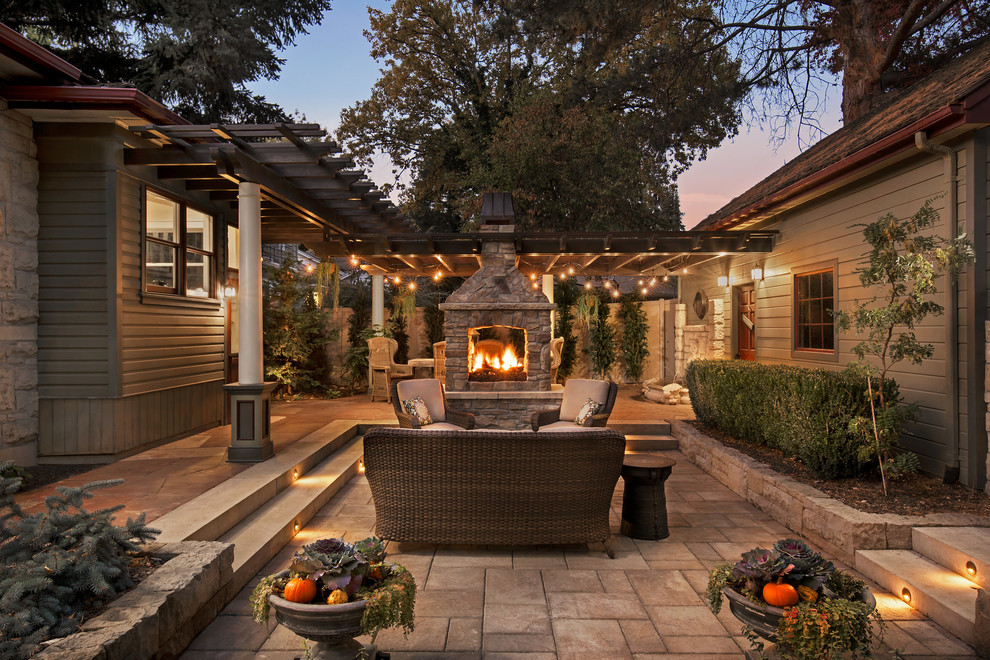 Harrison Boulevard Victorian Patio Boise by The Garden Artist LLC