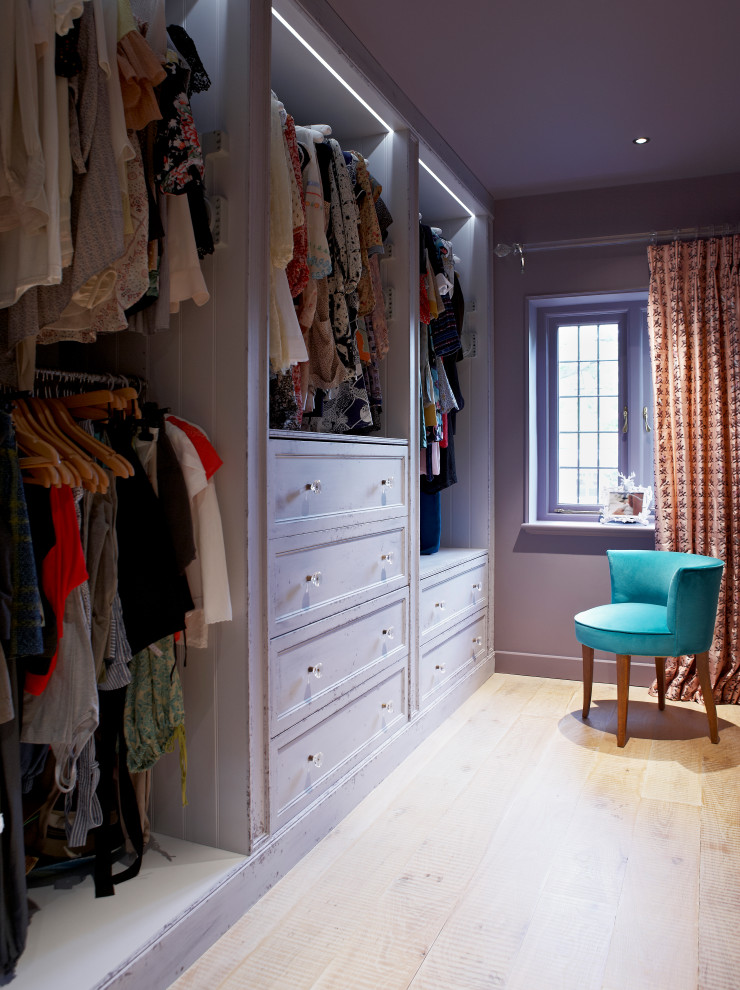 Design ideas for a traditional storage and wardrobe in London.