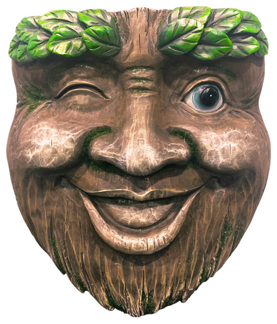 Planter Tree Face Wink