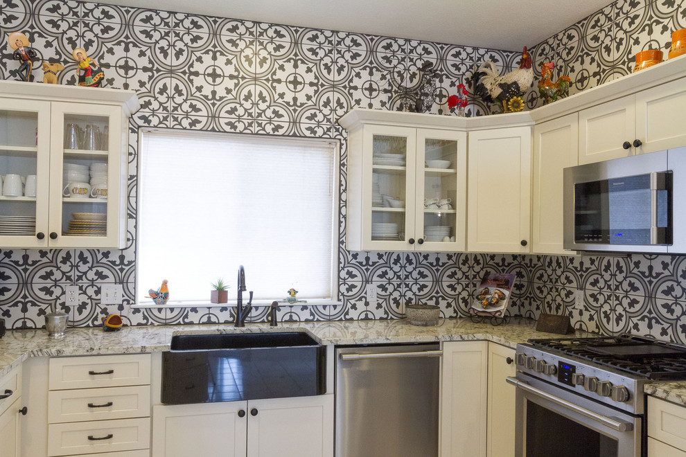 Inspiration for a transitional kitchen remodel in Denver