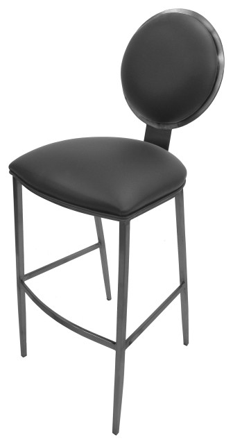 535 Stainless Steel Bar Stool 26" 30" Extra Tall  35", Grey, 35"