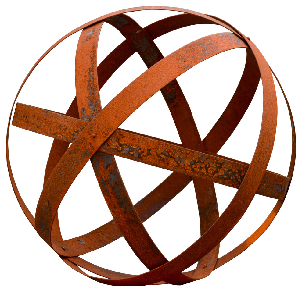 Folding Sphere, Large Rustic Decorative Objects And Figurines by