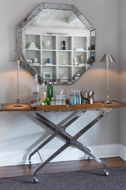 UES Apt contemporary-home-bar