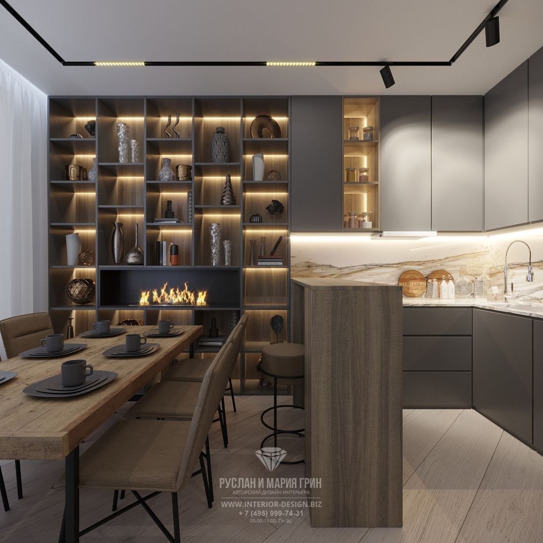 Дизайн квартиры в ЖК «Зиларт». Современный лофт