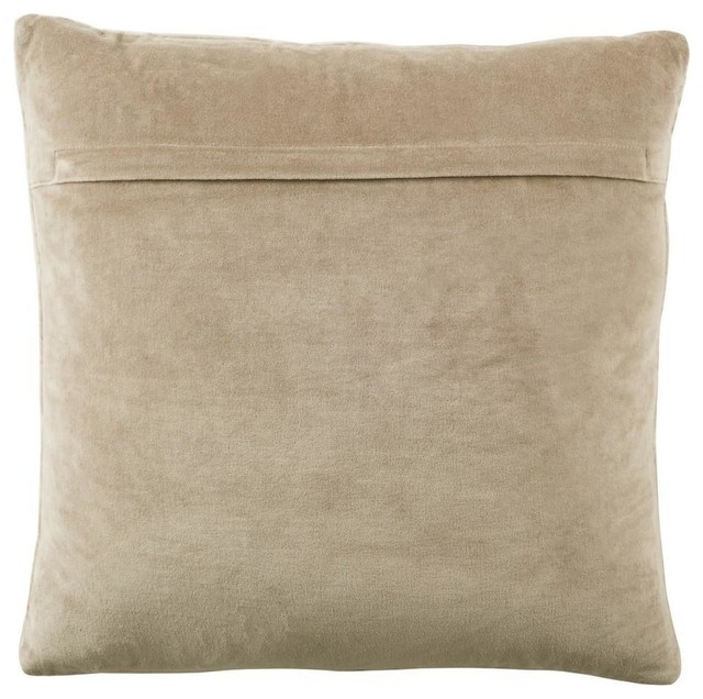 Safavieh Metallic Herringbone Cowhide Pillow Contemporary