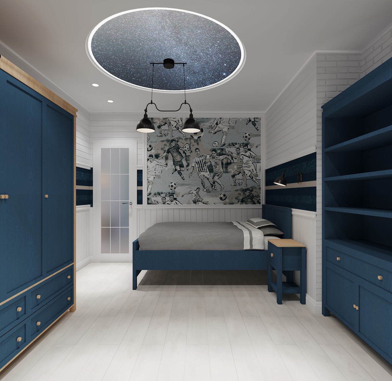 Дизайн - проект для романтичной, нежной и семейной женщины.