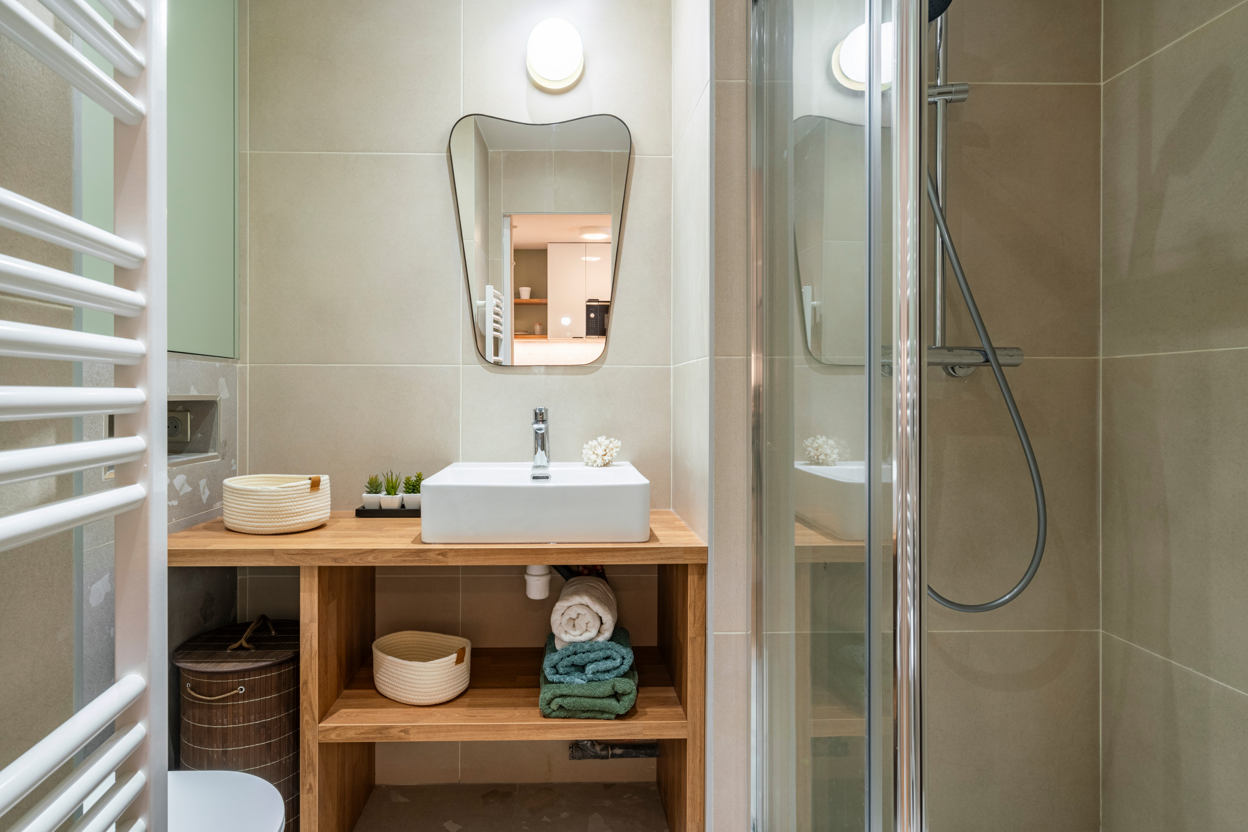 Transformation : un studio devient un 2 pièces locatif
