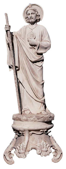 St Jude Patron Saint Of Hopeless Cases Garden Statue Traditional St Jude Patron Saint Of Hopeless Cases Garden Statue